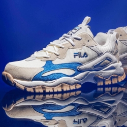 Fila Ray Tracer Tr - Miesten Urheilukengät - Valkoinen/Sininen | FI-34566